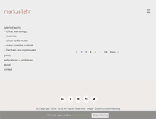 Tablet Screenshot of markuslehr.com